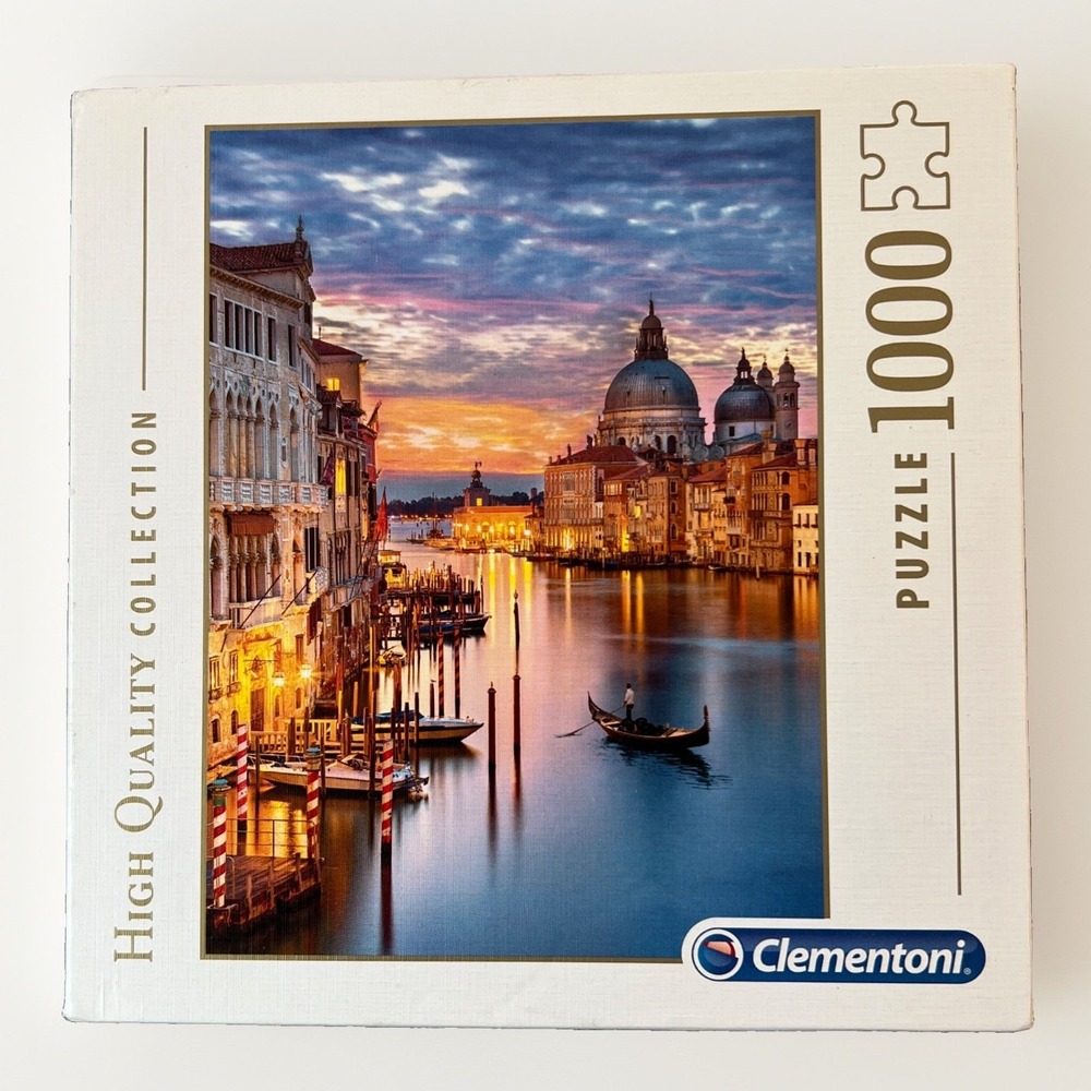 Clementoni - Lighting Venice, Italy 1000 Piece Premium Jigsaw Puzzle 96699
